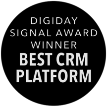 Digiday Signal Award Winner, Best CRM Platform